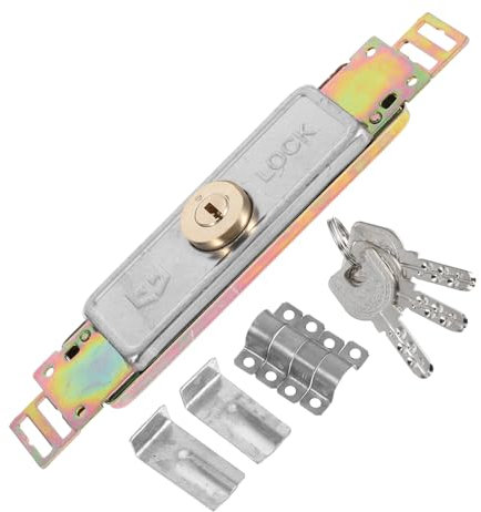 Angoily Serratura Anello Per Porta Avvolgibile Chiave Antifurto Zincata Adatta Per Serrature Per Cancelli Avvolgibili e Porte Commerciali Facile Installazione e Protezione Durevole