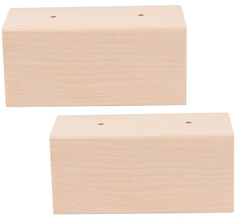 Cabilock 2stücke Holzständer Für Blumenverzierung Rechteckige Dekorationsbasis Aus Umweltfreundlichem Holz Fein Polierte Oberfläche Stabiler Nageltisch Für Dekorierte Kuchen Und Backzubehör