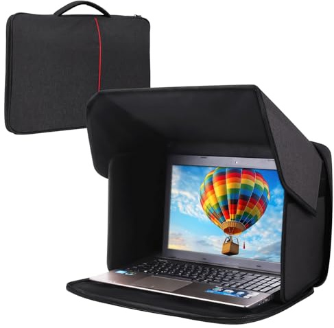 TUSIASC Computer Bag for Working Outside,Portable Outdoor Work Sleeve,Outdoor Computer Hood Case 12-14inch(Patent Pending)