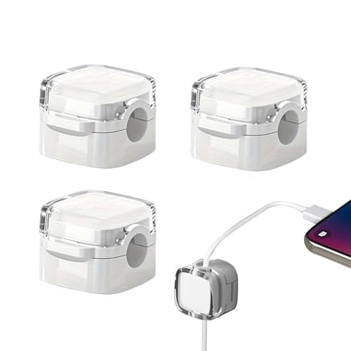 Kabelhaltermagnet – Magnetischer Kabelclip Für Drahtverwaltung, Telefonkabel-Clip Und Ladekabel-Organizer, Praktischer Kabelwächter Für Die Organisation Von Kabeln Und Drähten Im Büro Und Zuhause