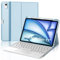Tastiera per iPad Air 11 M3 2025/M2 2024 con Touchpad, Bluetooth Rimovibile Custodia con Tastiera per iPad Air 6 Generazione 11 Pollici 2025/2024, Keyboard Italiano con Supporto Pencil, Azzurro