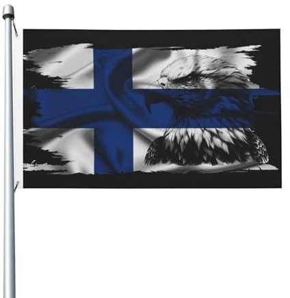 Bandiera Finlandia Aquila Deluxe Resistente 3x5 piedi