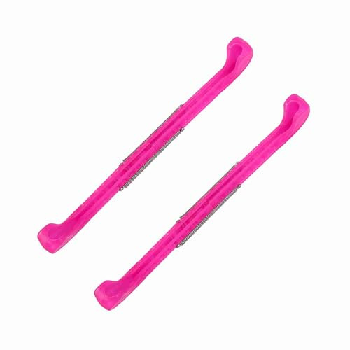 Changor Protectores de Cuchillas para Patines de Hockey sobre Hielo, Cubiertas Duraderas con Resorte para Proteger Las Cuchillas, Ideales para Patines de Hockey o de Patinaje Artístico (#7)