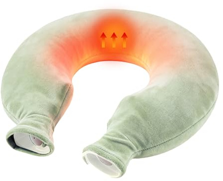 Borsa 'Acqua Calda | Avvolgimento Riscaldante A Forma U Per Le Spalle,Borsa 'Acqua Per Collo Con Copertura In Pile - Per Donne E Uomini Per Impacco Freddo Per Mano E Spalla E Per Rilassamento Dei Musc