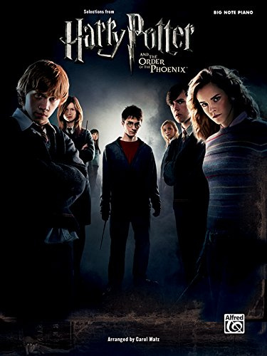 Selections from Harry Potter and The Order of the Phoenix : Big Note Piano