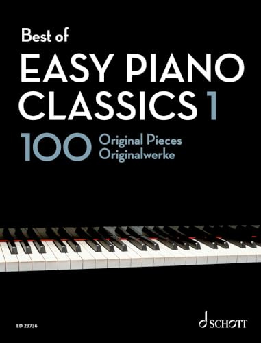 Best of Easy Piano Classics 1: 100 pièces originales. piano.