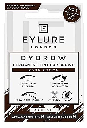 Eylure DYBROW Eyebrow Dye Kit, Dark Brown
