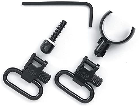 Uncle Mike's unisex adult QD 115 SG-4 Blued 1', Clam Magnum Band Swivel Single Over Unders, Black, 1 US