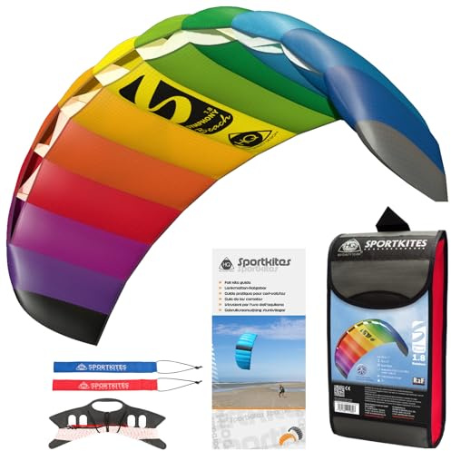 Symphony Beach III 1.8 Rainbow Aquilone da trazione a 2 Cavi con Le Straps