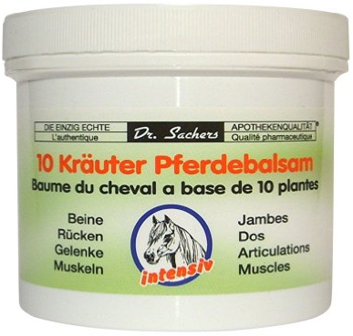 3 Dosen Tiegel | 10 Kräuter Pferdebalsam von Dr. Sachers 250ml je Dose