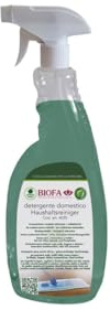 Biofa Haushaltsreiniger Spray 1 L, Universalreiniger, biologisch abbaubar chlorfrei, hautfreundlich, wirksam auf vielen Flächen im Haushalt, mit Silbersulfat | Universalreiniger, biologisch abbaubar, chlorfrei, hautfreundlich, mit Silbersulfat