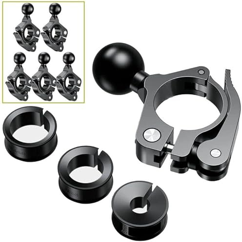 Sptchapn 1 Zoll Kugelhalterung Zubehör Aluminiumlegierung Passend für Lenkerhalterung Kugel Kompatibel mit 1 Kugelpfannensystemen (R18*5)