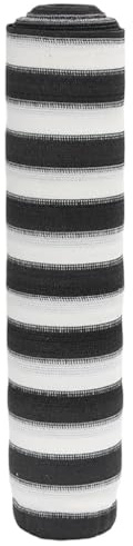 Filet de clôture en polyéthylène haute densité - Anthracite et blanc - 1,5 x 50 m - 75 g/m² - Résistant aux UV - Opaque - Pour jardin, balcon, terrasse - Polyvalent - Protection contre le vent