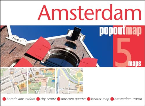 Amsterdam PopOut Map, 2 maps (Popout Maps)