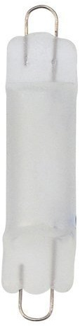 10 Pack 5 Watt T3 1/4 Rigid Loop Base 12 Volt 20000 Hour Frost Xenon Lightbulb