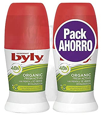 Byly Organic Extra Fresh Deo Roll-On Lote 2 Pz 1 Unidad 100 g