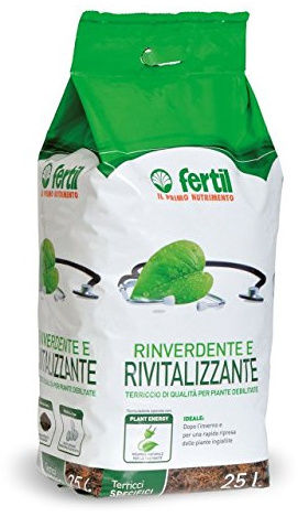 Terriccio rinverdente rivitalizzante Fertil 25lt universale