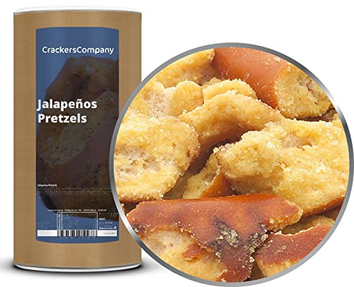 1 x 450g Pretzel Brezel-Snack mit Jalapeno scharf vegetarisch