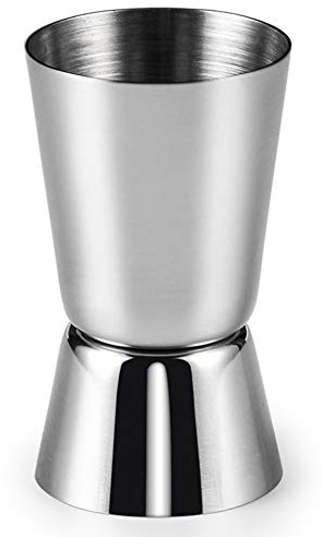 Mesure de Bar Ensemble doseur Double par barvivo, 20 / 30ml 20 / 40ml 25 / 50ml Argent FENGMING (Couleur : Silver, Taille : 20/40ml)