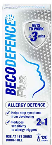 Becodefence, Plus Nasal Spray – Gets to Work in 3 Minutes NonDrowsy 120 Sprays, 20 ml