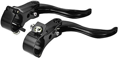 Elprico Levier de Frein de vélo, Levier de Frein de vélo de 24 mm Idéal pour Les Vitesses Simples, Les Engrenages Fixes ou Les Applications personnalisées(Noir)