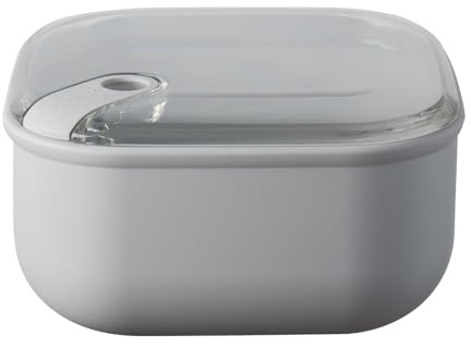 OMADA Contenitore Ermetico per Alimenti 2L Dimensioni 19,5x19,5xH10,5 cm | Porta Pranzo con Coperchio Trasparente, Idoneo a Frigo e Lavabile in Lavastoviglie, Chiusura Ermetica, Collezione Pull Box