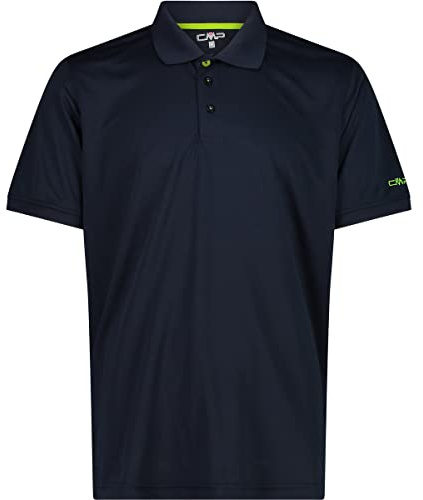 CMP - Poloshirt für Herren, B. Blau-Limettengrün, 52