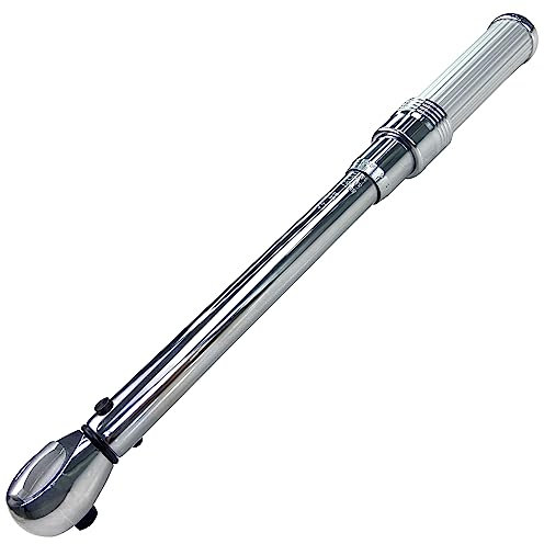 WEDO Drehmomentschlüssel mit Metallgriff, 3/8-Zoll-Antriebs-Drehmomentschlüssel, (6,0-30 Nm/1,4-6,7 m.lbs.) Drehmomentschlüssel, Länge 318 mm
