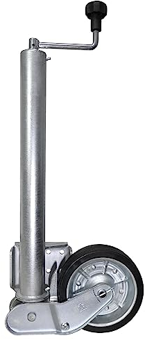 The Drive | Anhänger Stützrad 500KG | vollautomatik | Ø 60mm Rohr mit Anbauflansch | XL-Rohr 560mm | Schwerlast mit erhöhter Tragfähigkeit | perfekt für Anhänger, Wohnwagen, Trailer