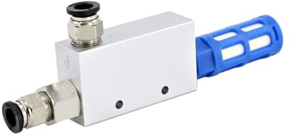 SSIMOO Vacuum Generator CV10HS Pneumatic Large Suction 15 Suction Cup Switch 20 Manipulator Control Valve Kindly (Color : CV-25HS 8mm Joint)