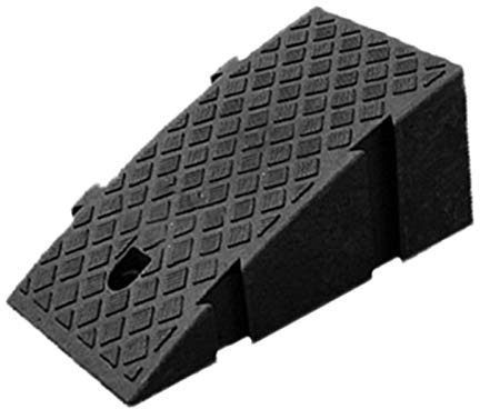 Freiner Rampe, Portable Poids Léger Lourd Devoir Plastique Seuil Rampe pour l'allée, Quai de Chargement, Trottoir, Voiture, Scooter, Vélo, Moto, 25 x 40 x 16 cm