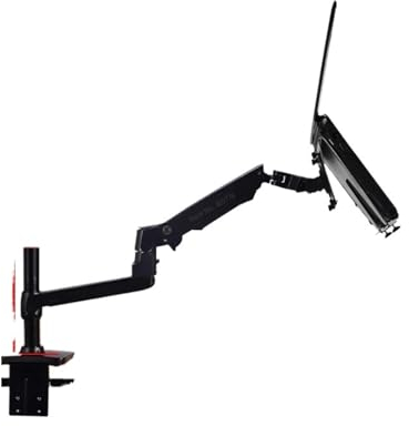 WGJJPQYK Desktop-Notebook-Monitorständer mit ultralangem Arm und Dual-Purpose-Notebook-Monitorständer aus Aluminiumlegierung, voll beweglicher Notebook-Ständer 8012-T(Size:DS-8012T-Black)