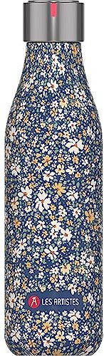 LES ARTISTES Paris A-4334 Bottle'Up, 500 ml, Gourde isotherme sans BPA, Réutilisable, Garde au chaud 12h et au froid 24h, Acier Inoxydable, Design Picking