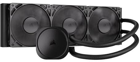 CORSAIR Nautilus 360 RS Refroidisseur Liquide pour CPU – 360mm AIO – Faible Bruit – Connexion Directe de Carte Mère – Intel LGA 1851/1700, AMD AM5/AM4 – 3X RS120 Ventilateurs Inclus – Noir