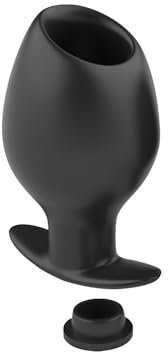 Silicone cava Spine Anali con tappi Anti-perdita liquido Buttplug Diverse Dimensioni Dilatatore Anale per Clistere Giocattoli del sesso BDSM Fisting Giocattoli per Uomini Donne (L)