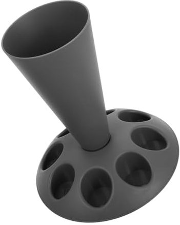 Generic Decorating Nozzle Stand Cake Frosting Piping Bag Stand Pastry Bag Holder Baking Tools Piping Bag Organizer Decorating Tips Storage Rack Cake Kit Grey Plastic