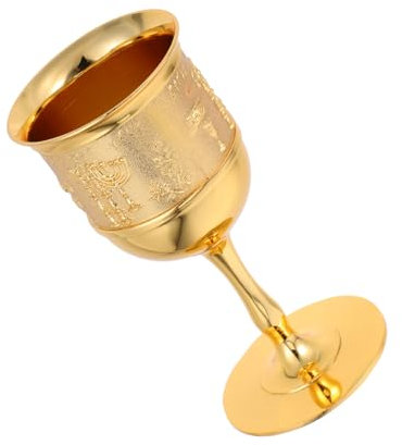 Cabilock Cáliz Vintage Multifuncional con Grabados Intrincados para Vino y Licores para Celebraciones y Decoración