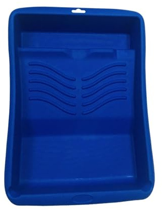 rockible Bandeja de pintura para rodillos de 9 pulgadas, bandeja de pintura con bolsillo profundo para pintura, patas grandes y resistentes, material grueso,