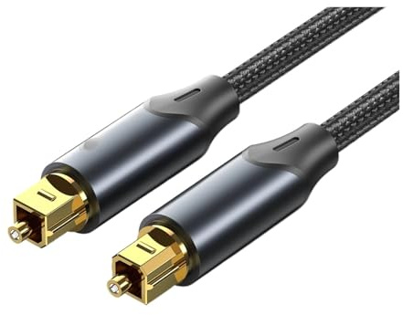 Câble audio optique numérique Vention Toslink SPDIF coaxial 1 m 2 m for amplificateurs Blu-ray Xbox 360 PS4 barre de son câble fibre(New Alloy shell,3m)