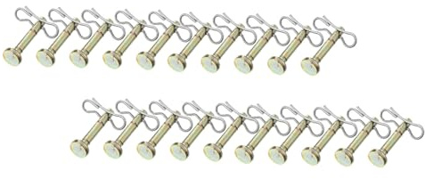 IWOWHERO Perni Taglio e Coppiglie per Spazzaneve e Decespugliatore Ricambi Compatibili Kit Sostitutivo Protettivo per Soffiatori Neve e Trattorini Tagliaerba