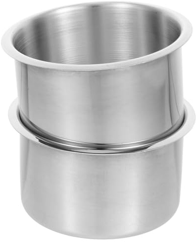 EPIGEIST Portavasos Empotrados para Autocaravanas y Barcos, Acero Inoxidable Resistente, Soporte Compacto para Bebidas, Set de 2 Unidades, Adecuado para Vehículo Recreativo y Yates