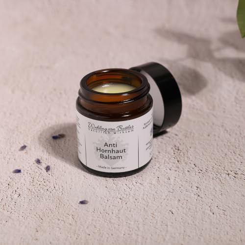 Wehling von Buttlar - Anti Hornhaut Balsam | Intensive Pflege bei Schrunden, Rissen & rauen Stellen | Mit Aloe Vera, Urea & Bienenwachs | Für Füße, Hände, Knie & Ellenbogen