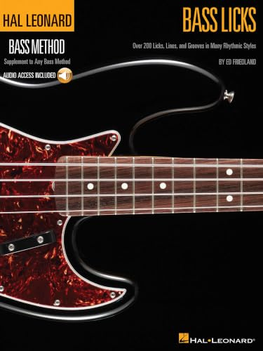 Ed Friedland-Hal Leonard Bass Method - Bass Licks-E-Bass-BOOK+AUDIO-ONLINE