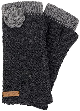 McRon Damen Gestrickte Pulswärmer Modell Lana