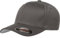 Yupoong Herren Men's Athletic Baseball Fitted Cap Taillierte Baseballkappe, Dunkel_Grau, L/XL