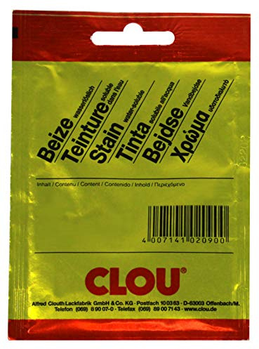 CLOU Beize wasserlöslich, 5er Pack Beutelbeize - Farbwahl - 157 hellgrün