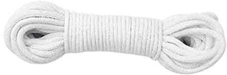 MagiDeal 30 Fuß Baumwollschnur, selbstbewässernde Dochtschnur DIY automatisches Bewässerungssystem für selbstbewässernde Pflanztöpfe Topfpflanzer, 6MM