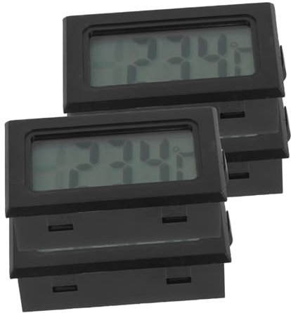 POPETPOP Misuratore Di Temperatura Digitale Per Ambienti Domestici Da 4 Pezzi Per Letture Precise E Design Salvaspazio.