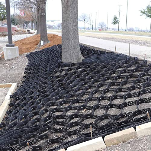 Rejilla geográfica resistente para caminos y calzadas, rejilla de suelo de 2 pulgadas para pendientes y refuerzo de terraplén, tamaño 2 m x 7 m