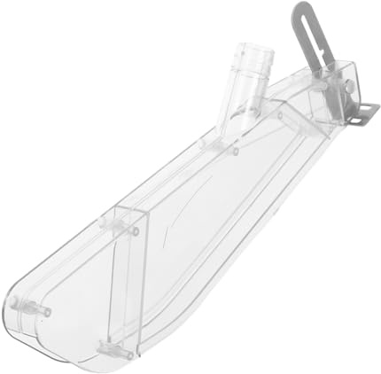 HOMSFOU Protection de Scie Circulaire Transparente pour Menuiserie Capot Poussière Sécurité Renforcée Installation Facile Compatible avec Scies sur Table